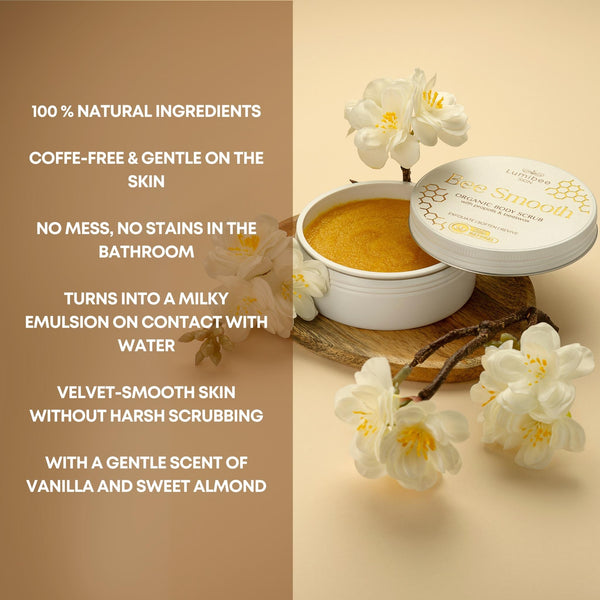 BEE SMOOTH <br/>Gentle Scrub for Silky-Smooth Skin