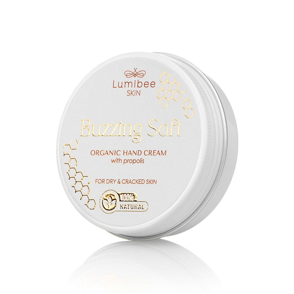 BUZZING SOFT <br/>Organic hand cream for dry, cracked, and sensitive skin