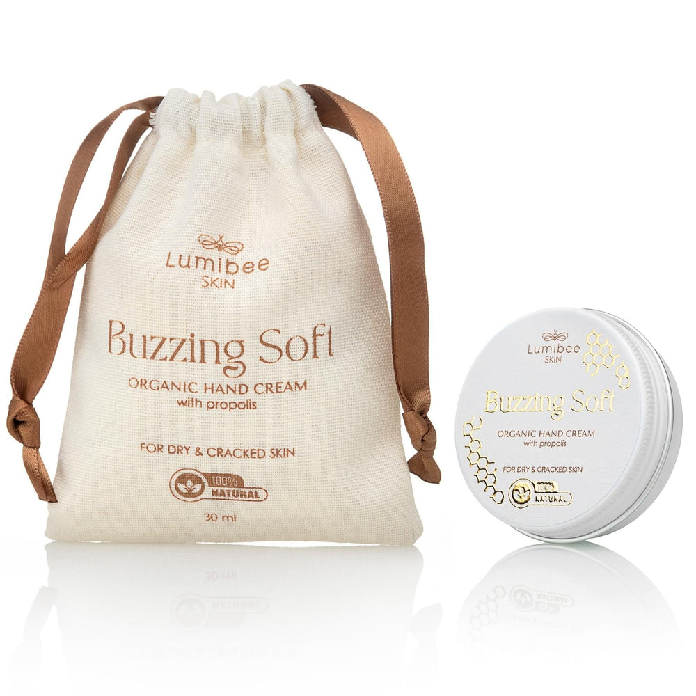 BUZZING SOFT <br/>Organic hand cream for dry, cracked, and sensitive skin