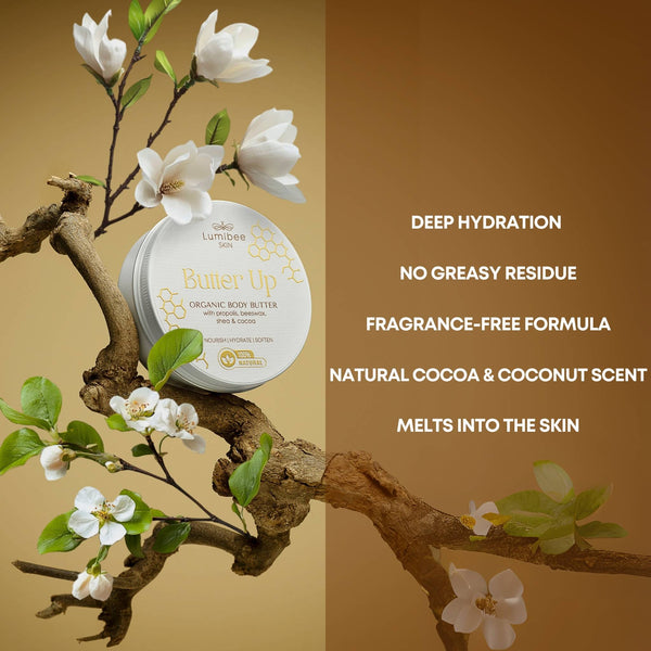 BUTTER UP<br/>Whipped body butter for dry and sensitive skin