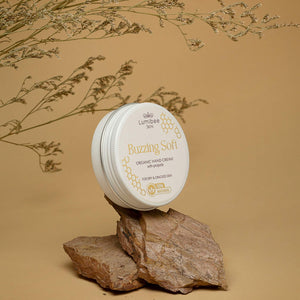 BUZZING SOFT <br/>Organic hand cream for dry, cracked, and sensitive skin