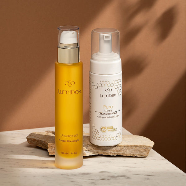 DOUBLE CLEANSE <br/>Perfect even for the most sensitive skin