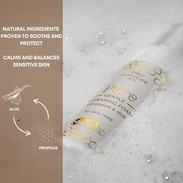 PURE <br/>Gentle facial cleansing foam for sensitive and atopic skin