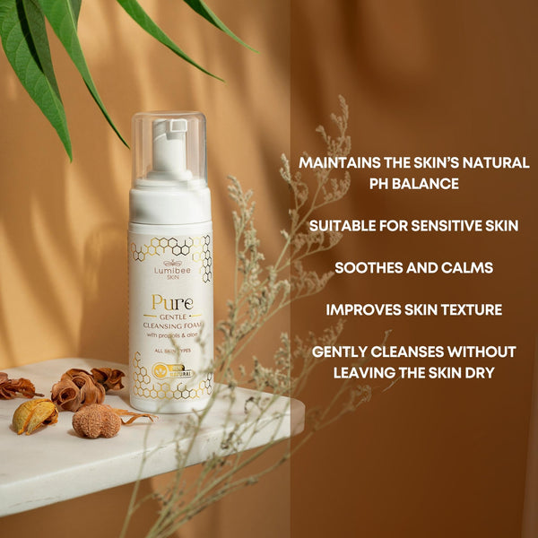 PURE <br/>Gentle facial cleansing foam for sensitive and atopic skin