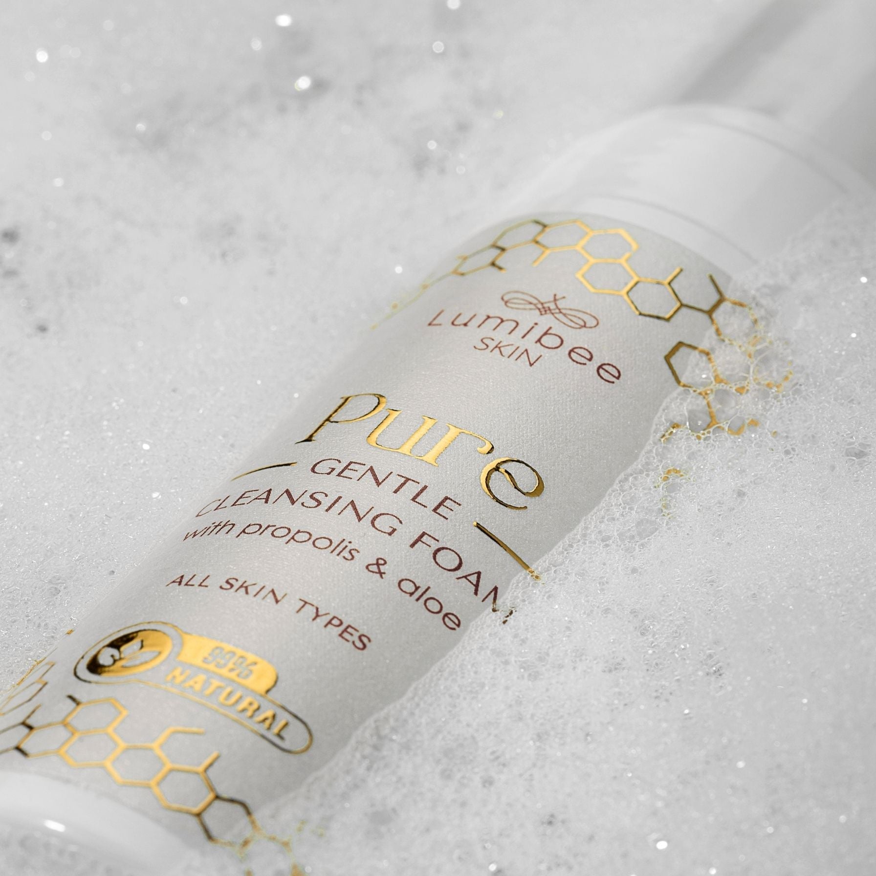 PURE Gentle facial cleansing foam for sensitive and atopic skin